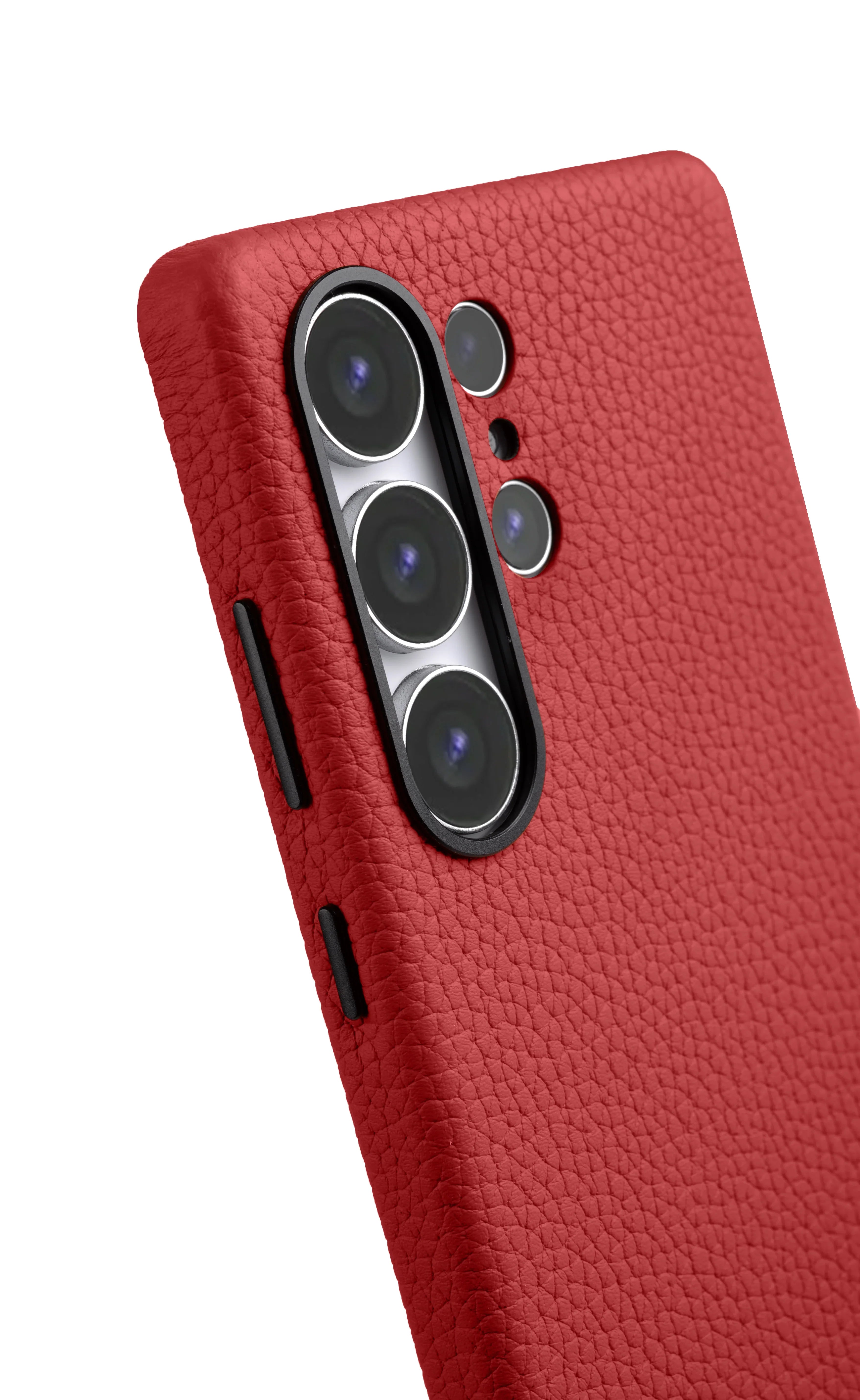 Melkco Samsung S25 Ultra Premium Leather Magsafe Cover - Red - Tashqila Melkco Samsung S25 Ultra Premium Leather Magsafe Cover - Red - Tashqila